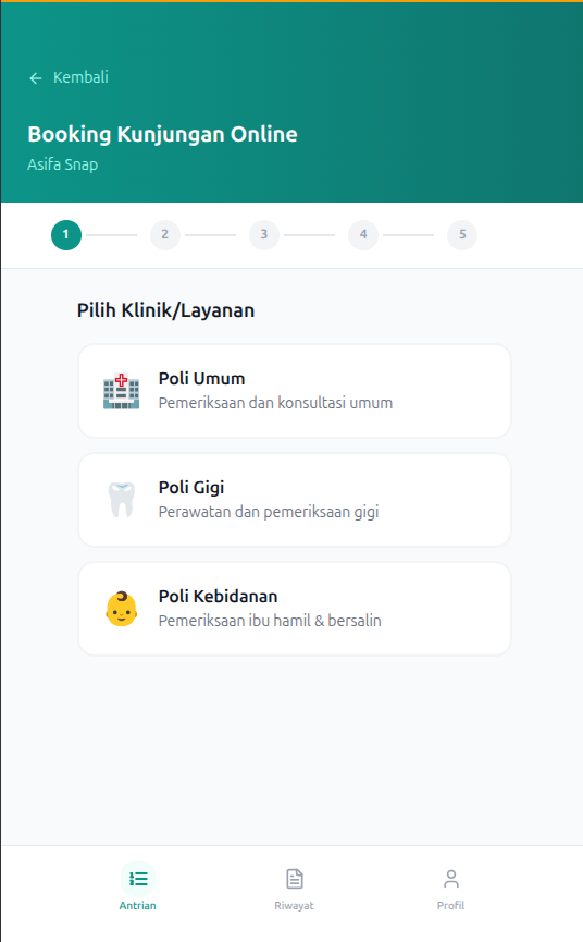 Screenshot Mobile Web